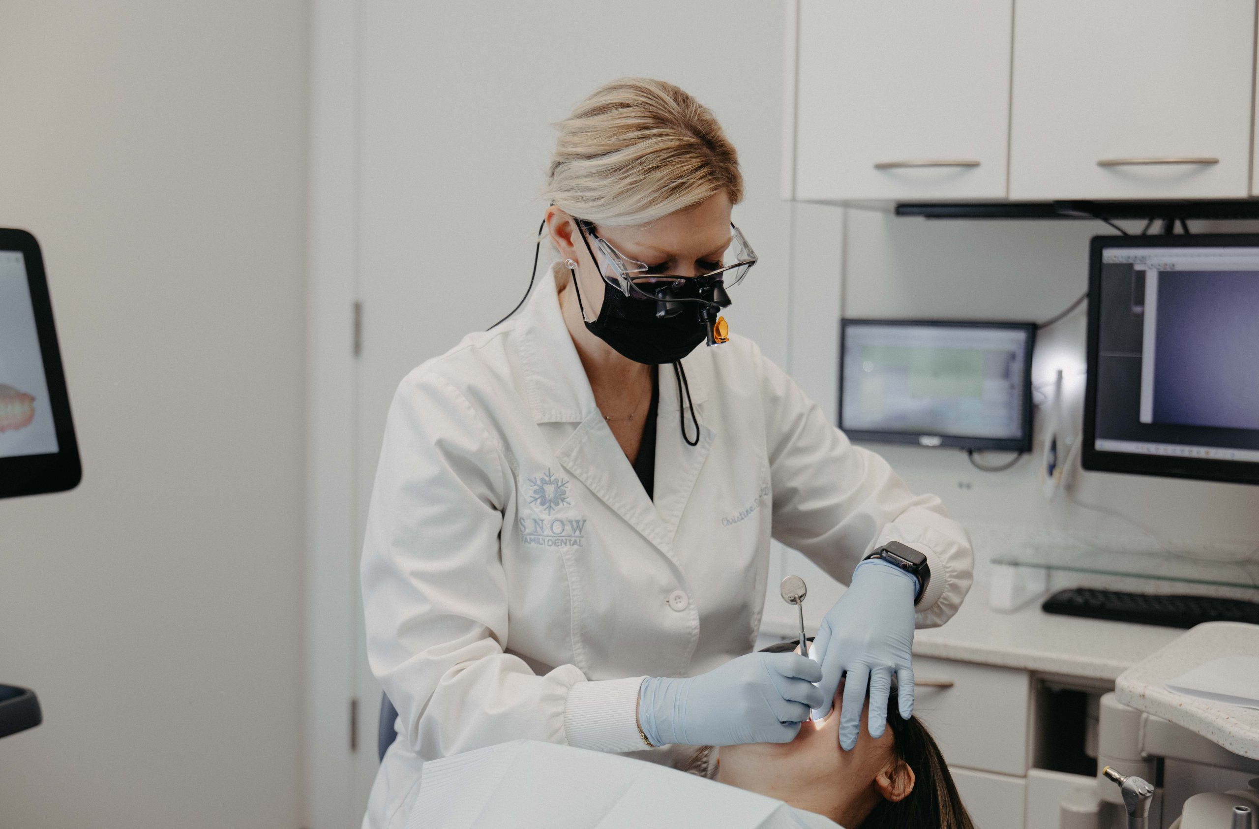 Dental office consultation room