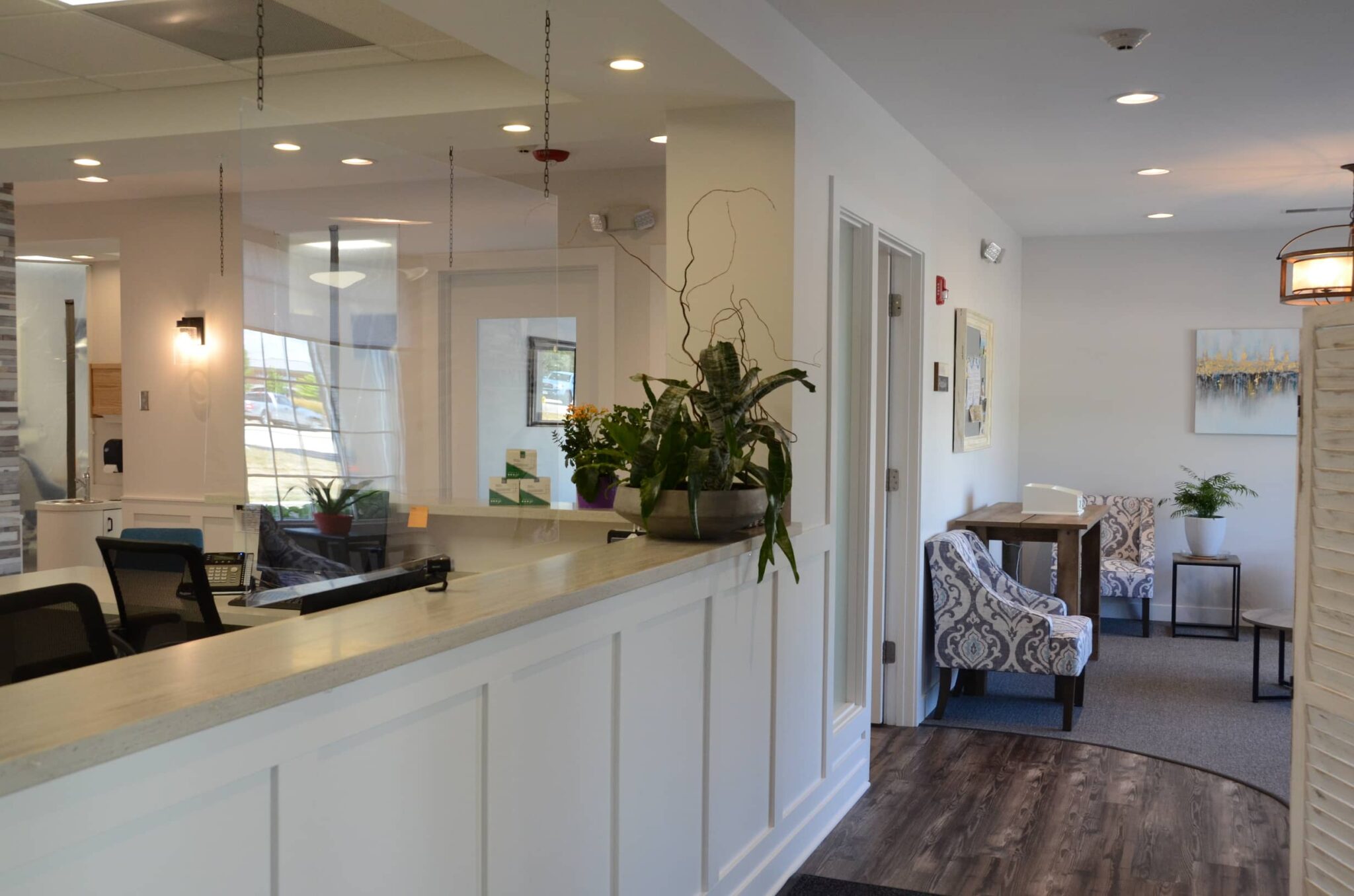 frankfort dental office reception area
